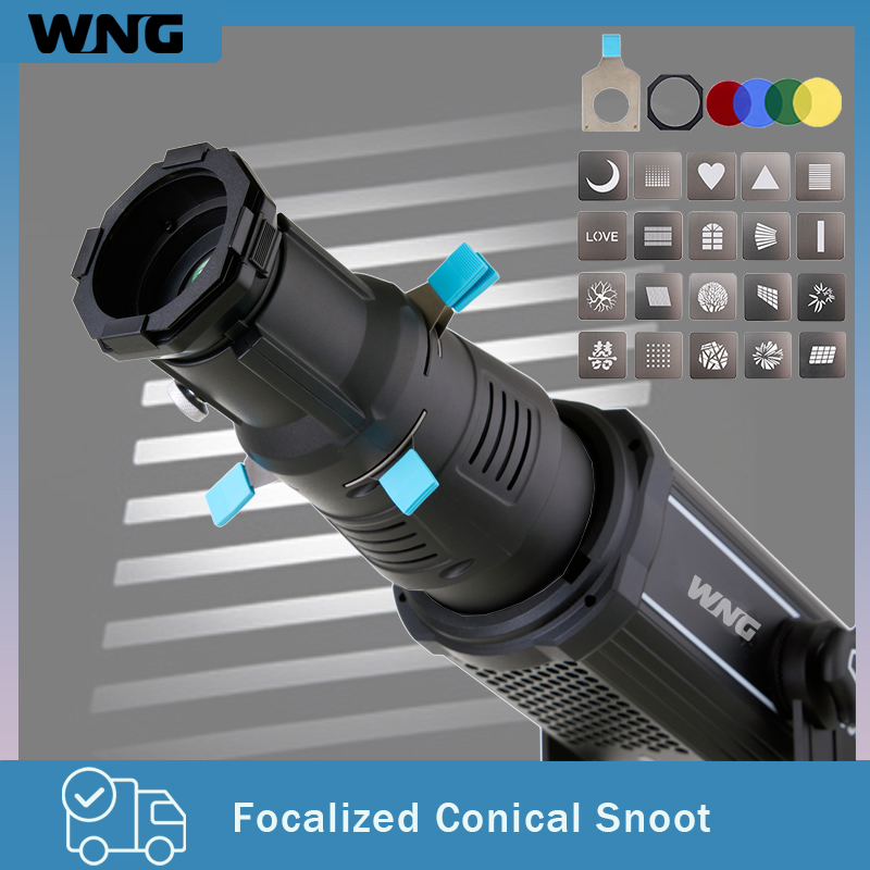 Beauty Dish Softbox - Bowens Mount Projeksiyon Snoot'u Gobo Desenleri
