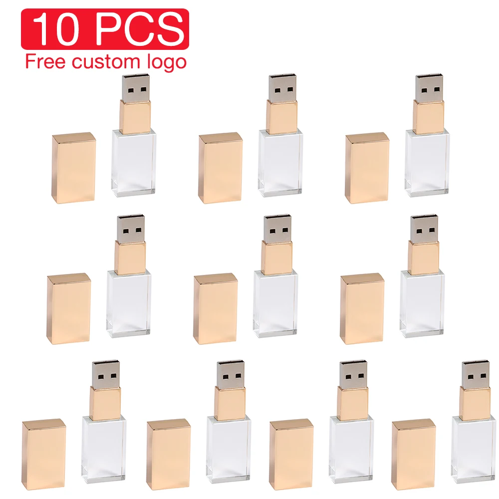 Photography Of Memories - 10 ADET GRUP Kristal USB Flash
