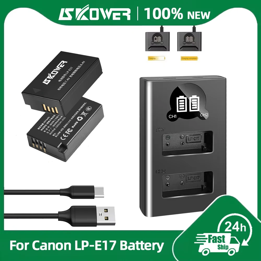 Canon Camera Eos R8 - Canon Fotoğraf Makineleri için LP-E17 Pil