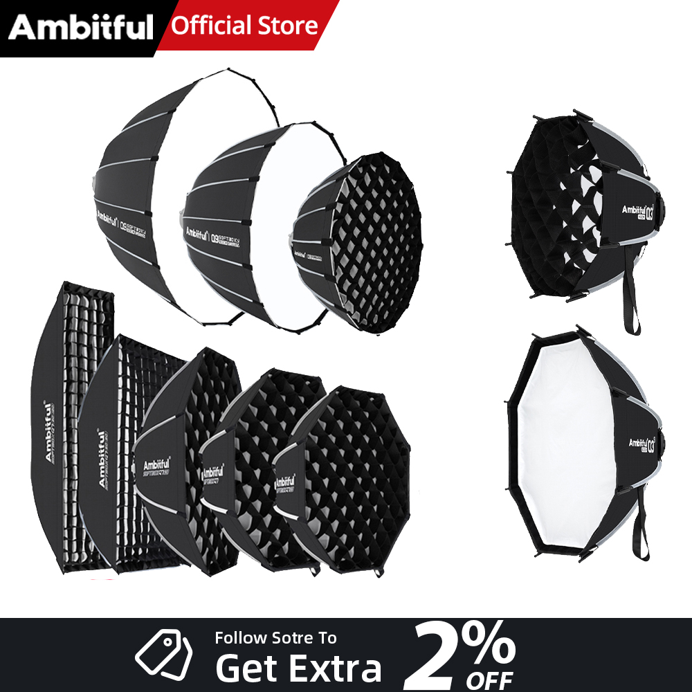 AMBITFUL Q3/Q7/Q9 Serisi Hızlı - Beauty Dish Softbox incelemesi ve fiyatı