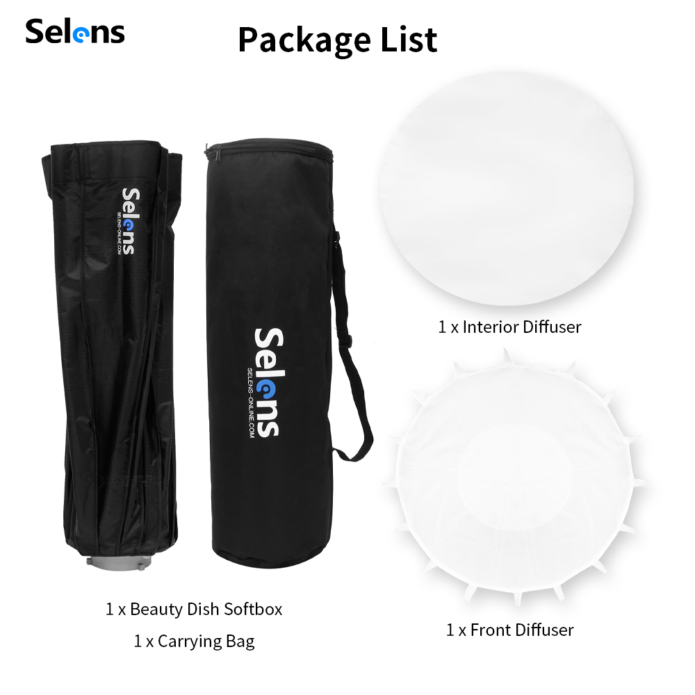 Selens 85cm şemsiye Radar Soft - Beauty Dish Softbox incelemesi ve fiyatı