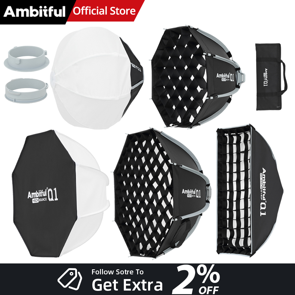 AMBITFUL Q1 Mini Bowens / GODO - Beauty Dish Softbox incelemesi ve fiyatı