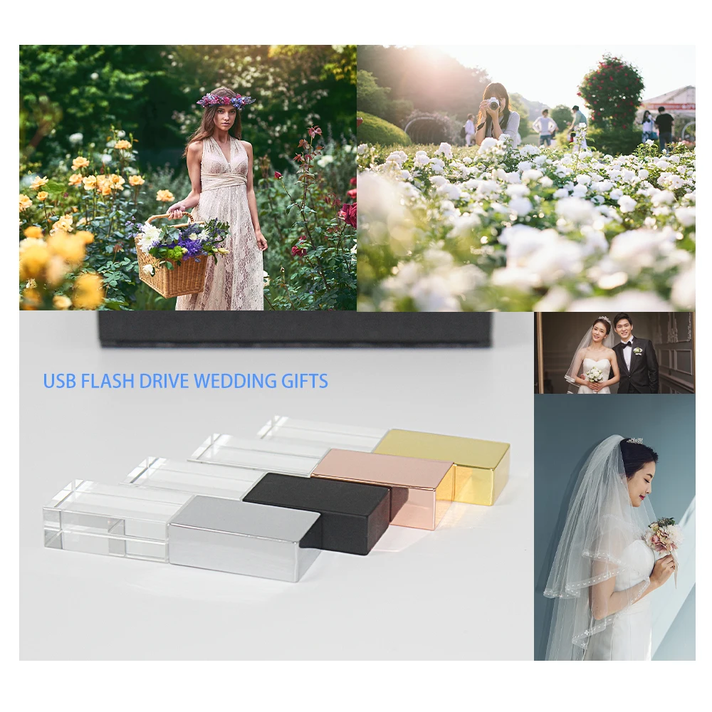 10 ADET GRUP Kristal USB Flash - Photography Of Memories incelemesi ve fiyatı