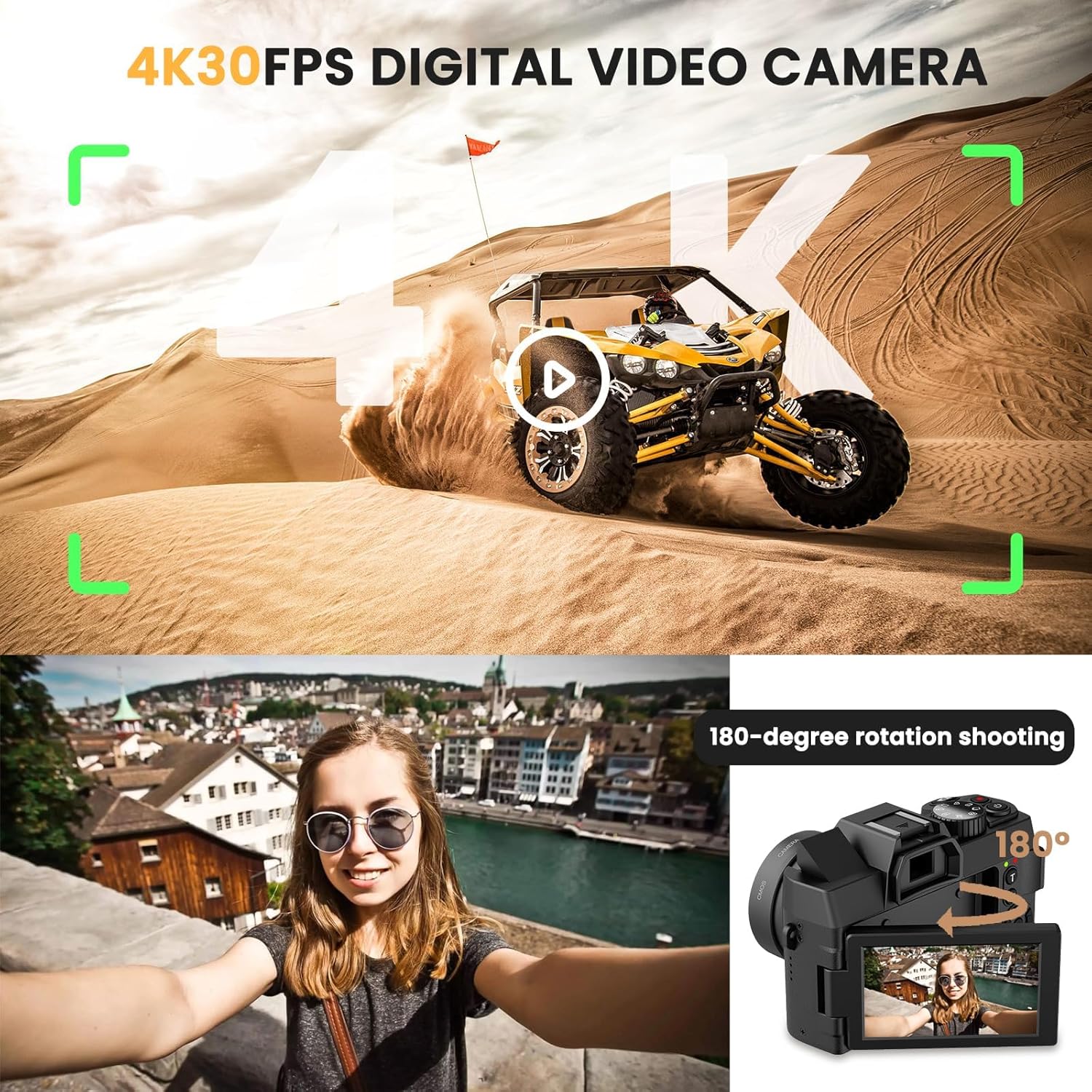 48MP WiFi ve Otomatik Odaklama - Photography Youtube incelemesi ve fiyatı
