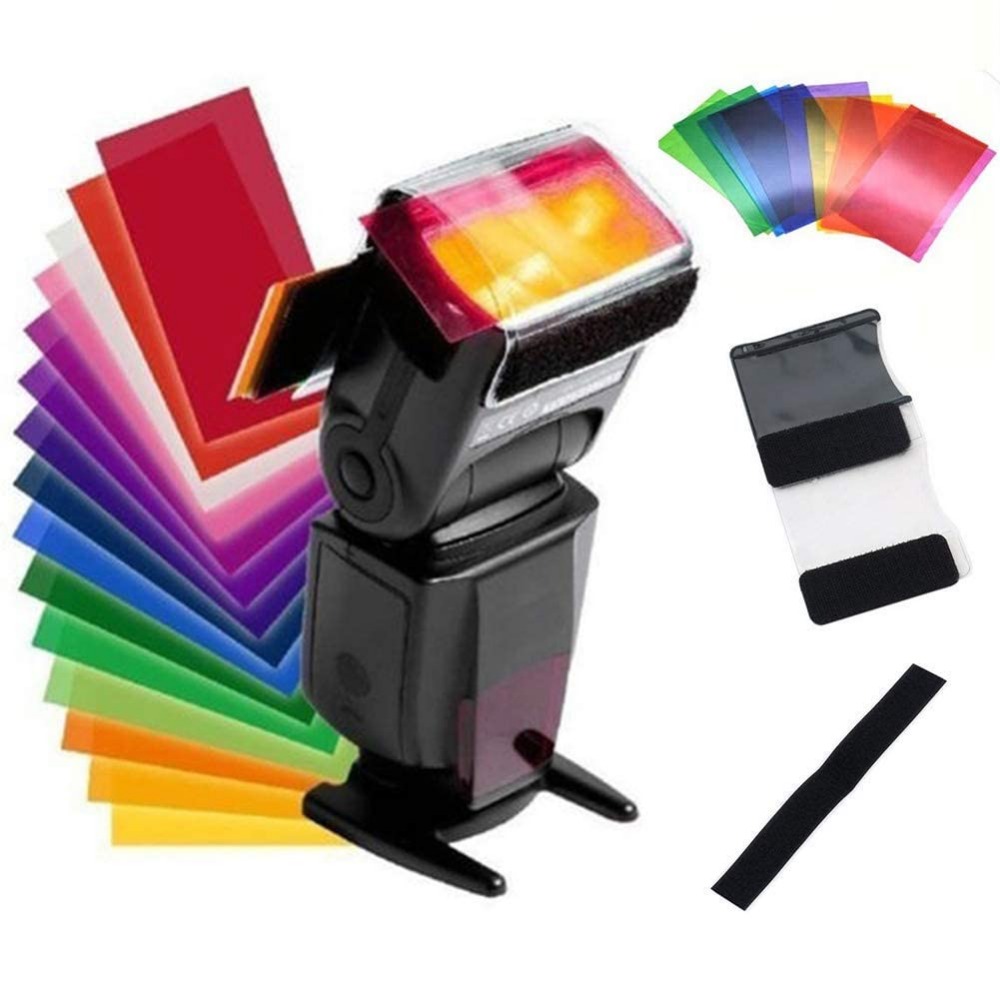 12 Renkli Kamera Flaş Jelleri  - Photography Kit Pro incelemesi ve fiyatı